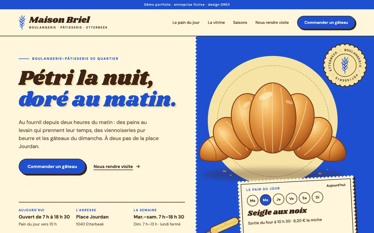 Maquette Maison Briel, style Fournil.